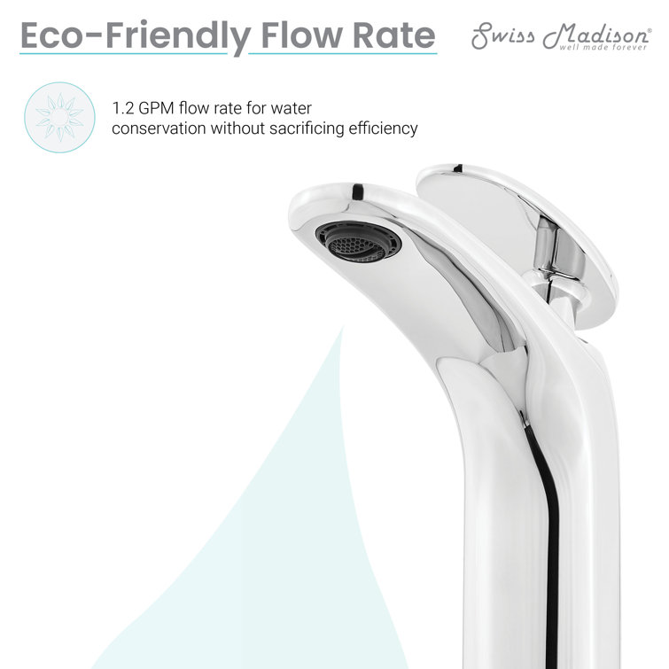 Sublime Chrome Single-Handle Bathroom Faucet