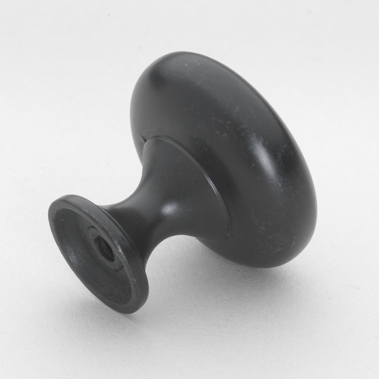 Oil Rubbed Bronze Round Cabinet Knobs with Mounting Hardware