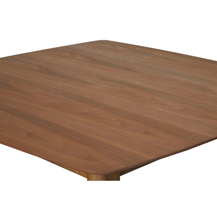 Tilla Walnut Square Solid Wood Dining Table