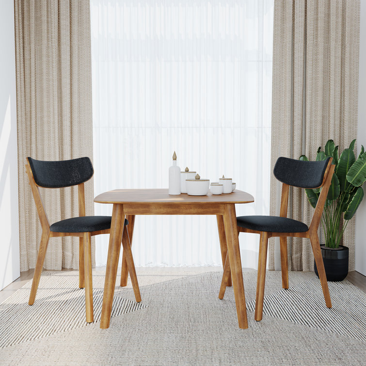 Tilla Walnut Square Solid Wood Dining Table