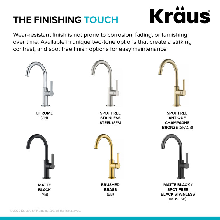 Chrome Single Handle Kitchen Bar Faucet with Pull-out Spray