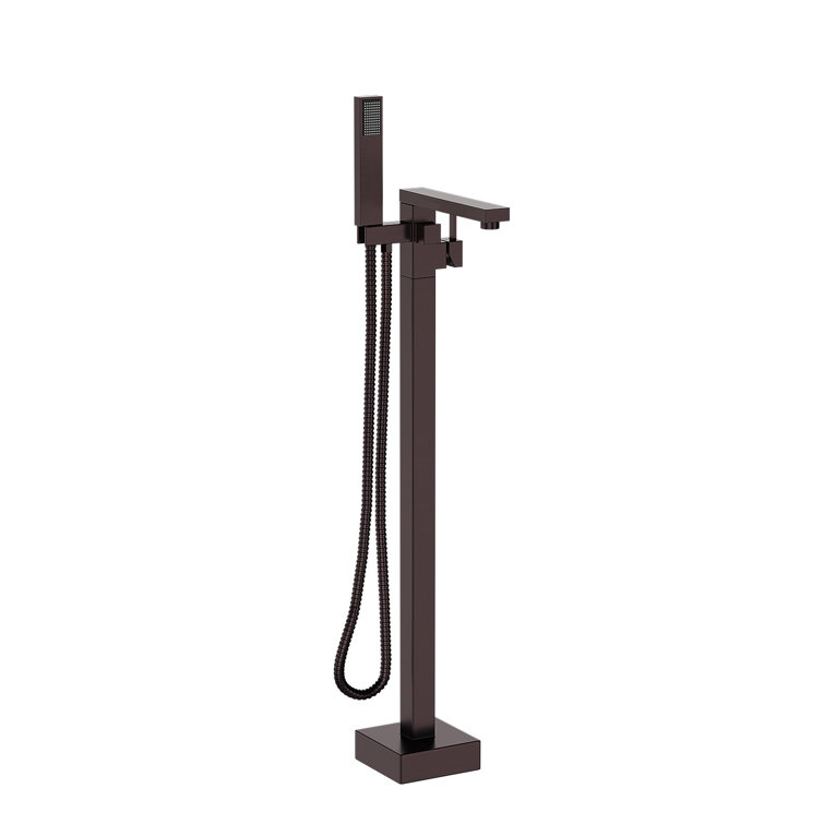 Oil Rubbed Bronze Freestanding Bathtub Faucet with Hand Shower