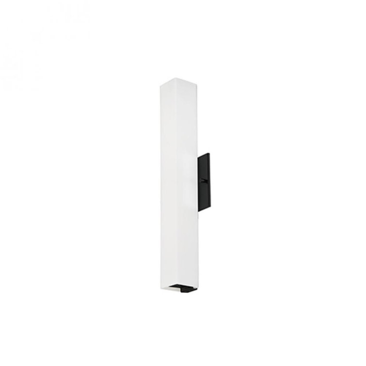 Melville 18'' Black Steel Dimmable LED Outdoor Sconce
