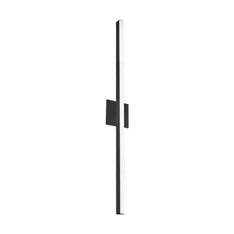 Vega Black Aluminum Dimmable LED Wall Sconce 37"
