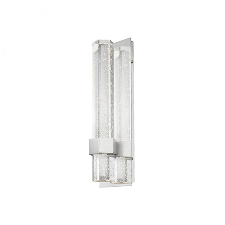 Warwick 15" Chrome LED Flush Mounted Sconce
