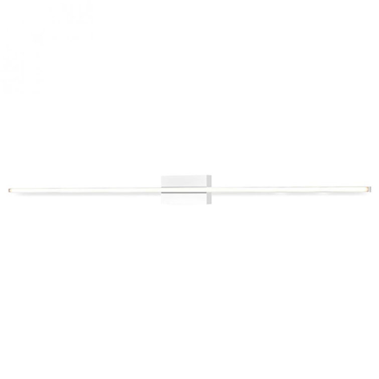 White Aluminum 24'' Dimmable LED Wall Sconce