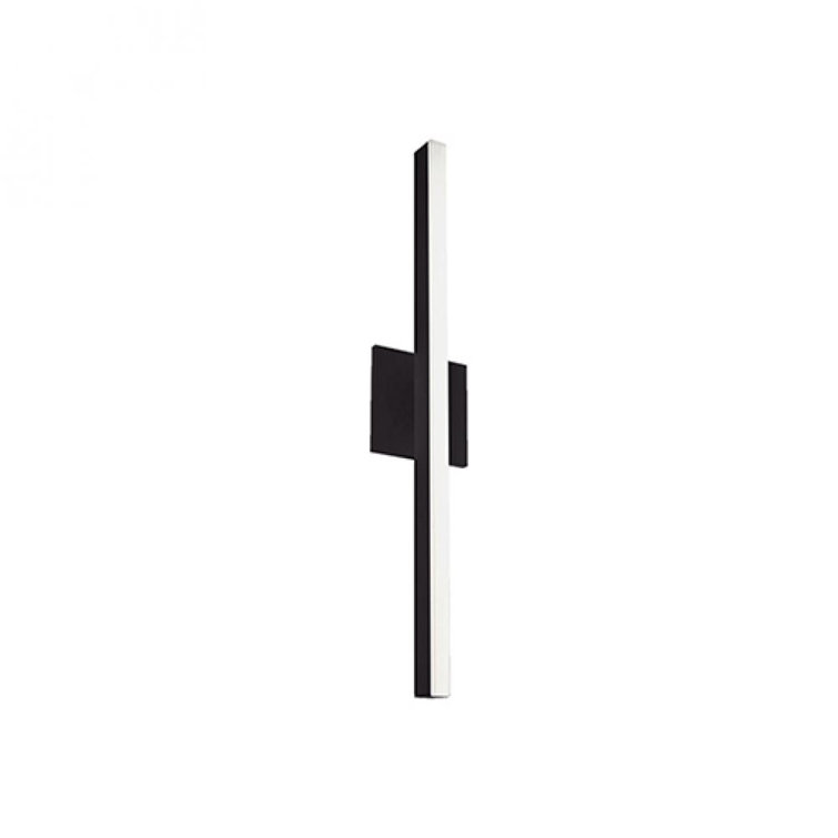 Vega Black Aluminum LED Wall Sconce 22.88"