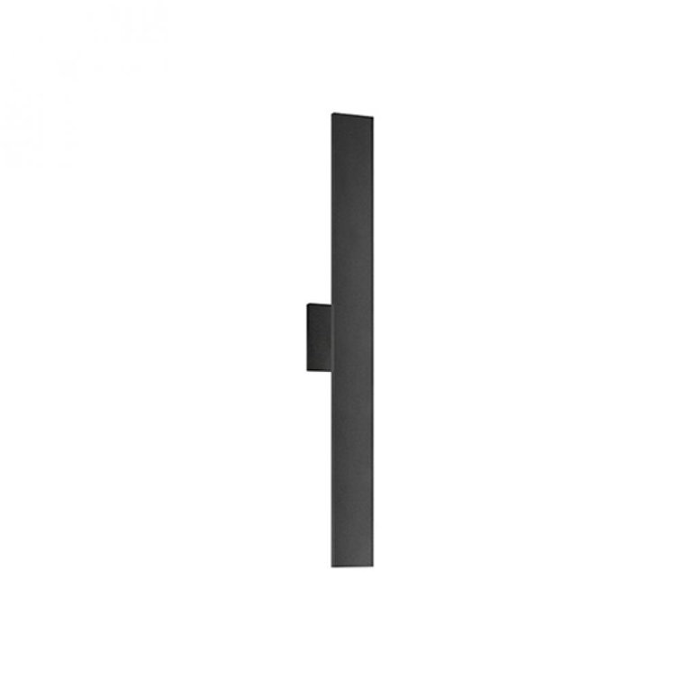 Elegant Vesta Black Aluminum Dimmable LED Wall Sconce