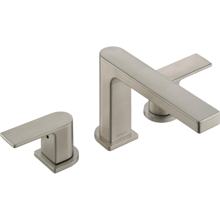 Brushed Nickel Double Handle Roman Tub Faucet