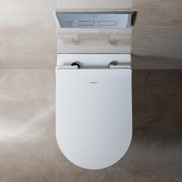 Elongated Wall Mounted Dual Flush High Efficiency Toilet