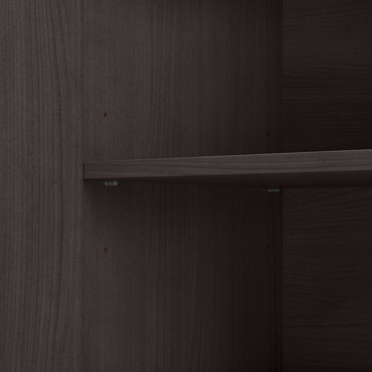 Transitional Storm Gray 28'' Engineered Wood Wall Cabinet