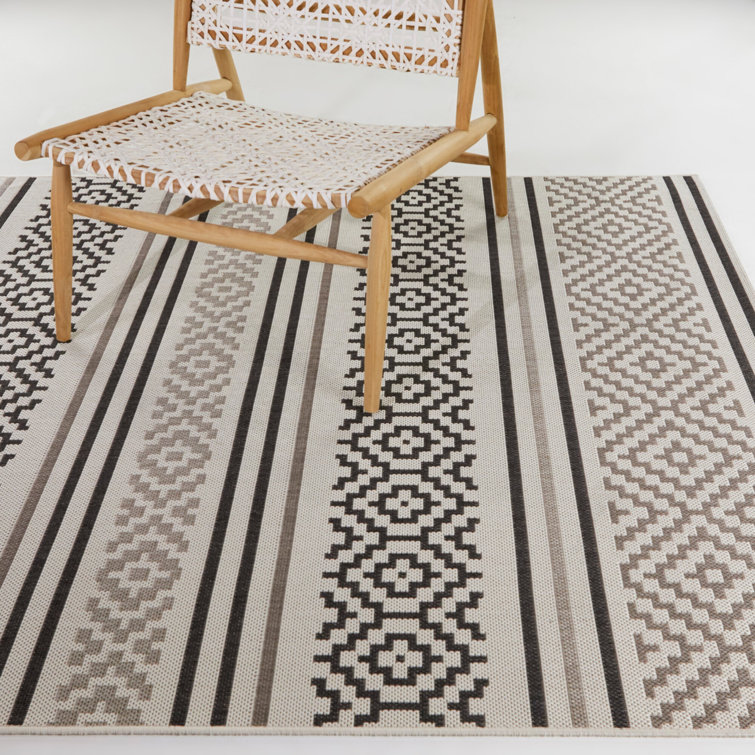 Alain Easy-Care Braided Tan Synthetic Area Rug - 8' x 10'