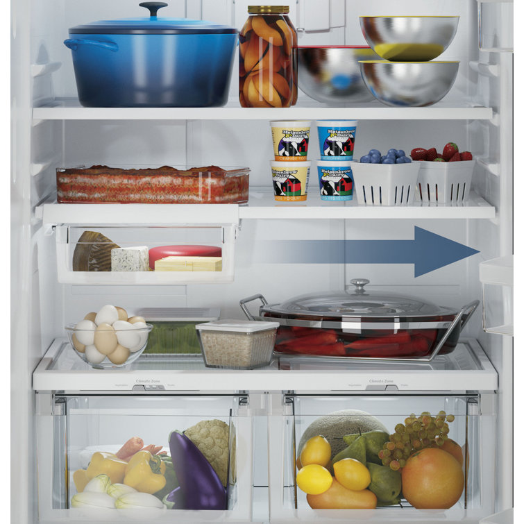 Stainless Steel 24.8 cu. ft Bottom Freezer Refrigerator