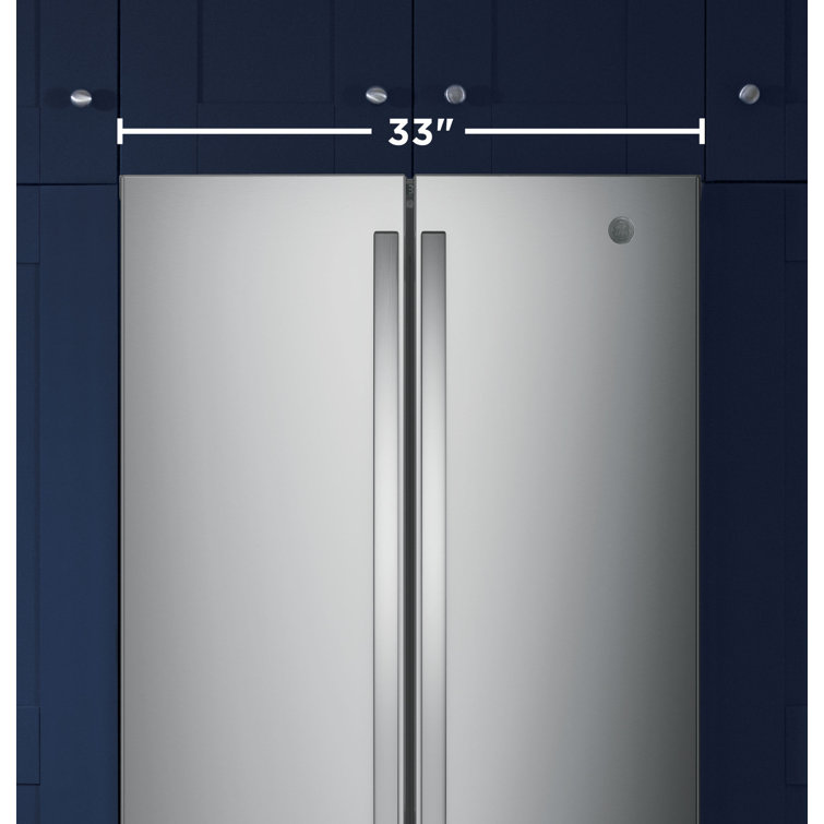 Stainless Steel 33" Smart French Door Refrigerator with Ice Maker