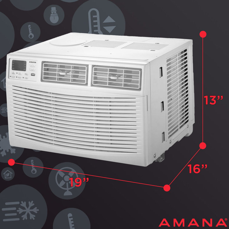 Amana 6000 BTU White Window Air Conditioner with Remote Control