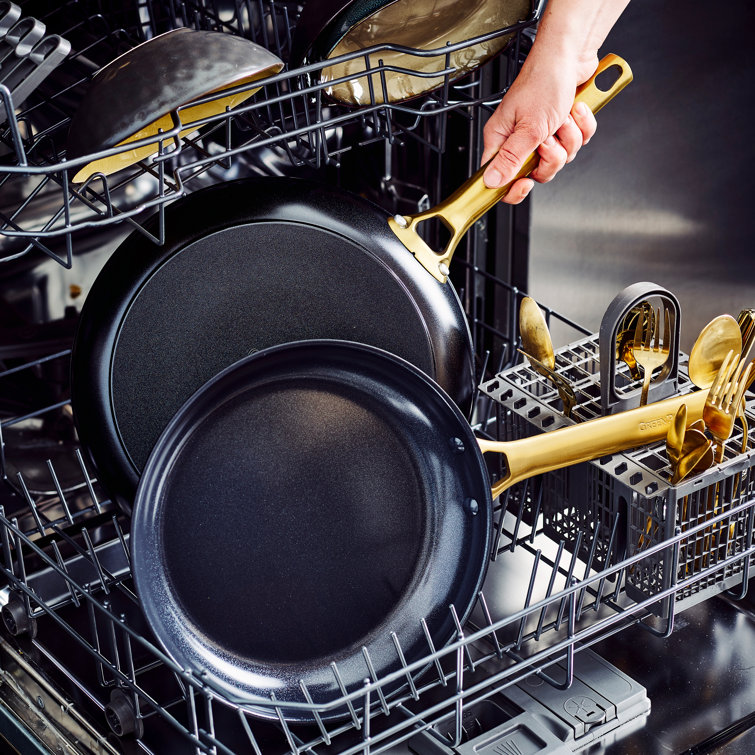 Black Aluminum Nonstick Ceramic Coating 2-Piece Fry Pan Set