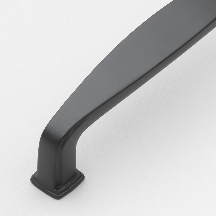 Matte Black Zinc Alloy Cabinet Bar Pulls with Mounting Hardware