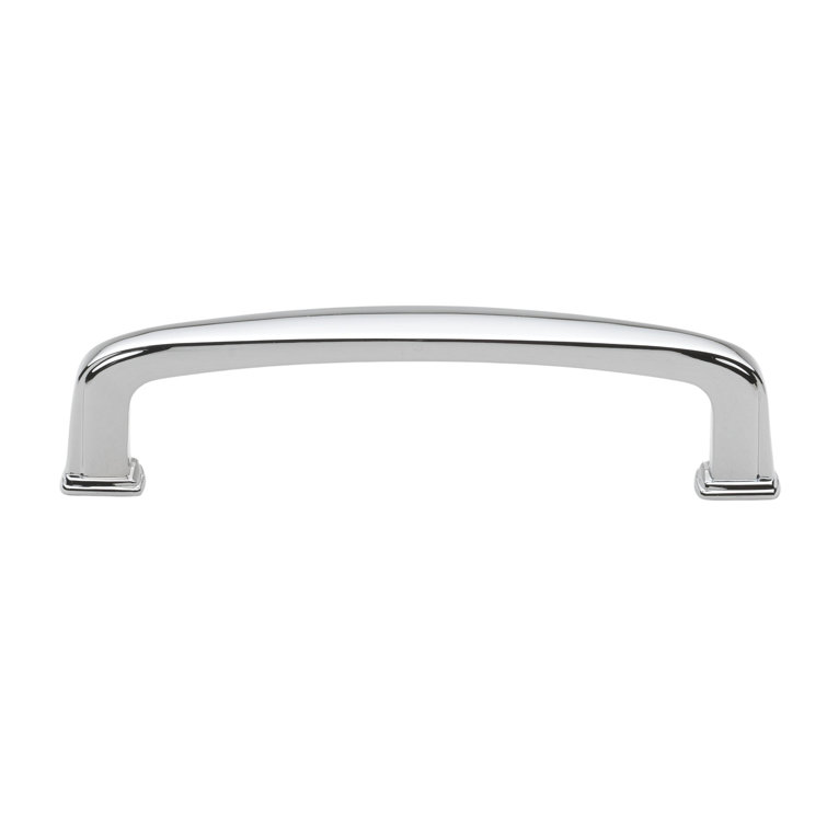 Polished Chrome 6" Modern Bar Pull with Mounting Hardware