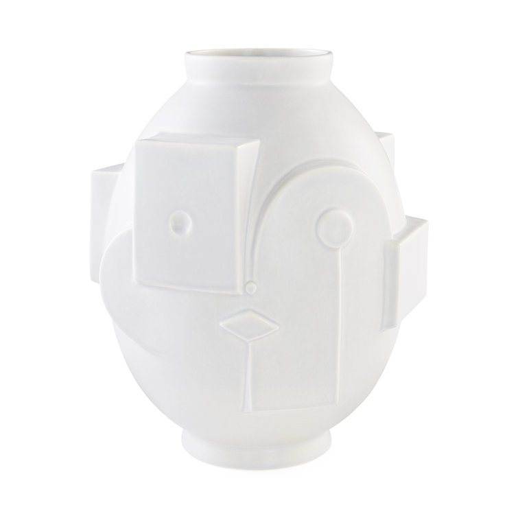 Extra Large White Porcelain Tulip Vase