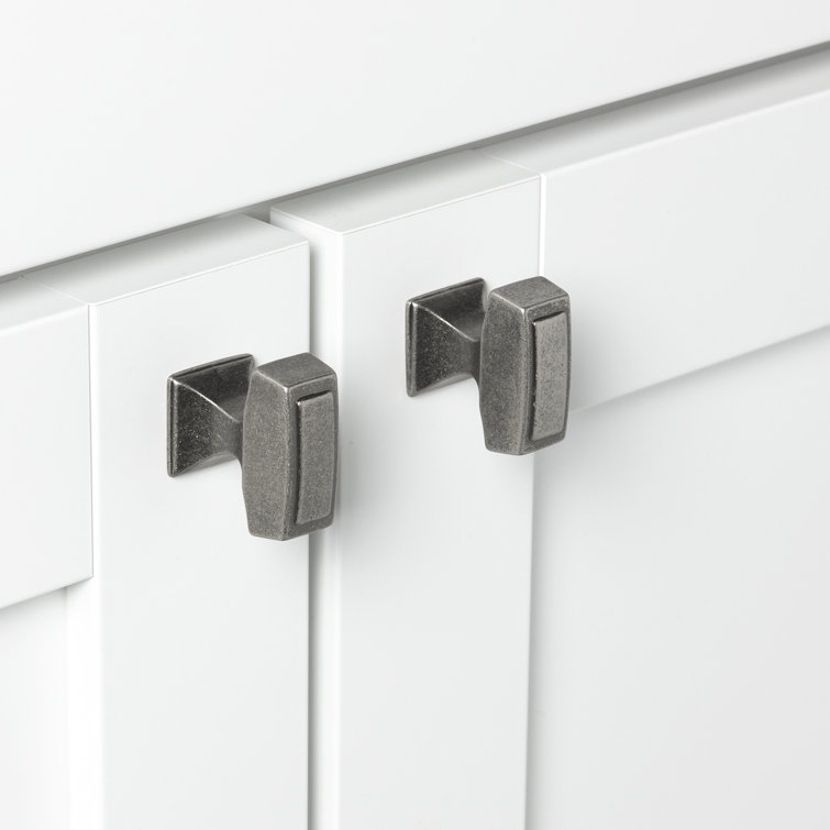 Weathered Nickel 6" T-Handle Cabinet Knob Set