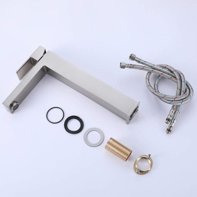 Brushed Nickel Single Handle Vessel Sink Bathroom Faucet