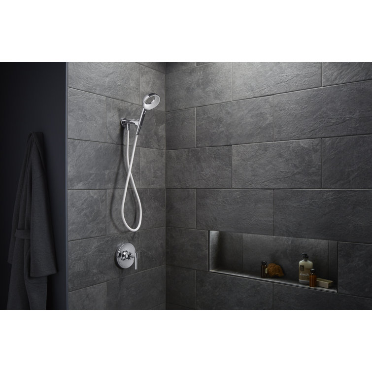 Polished Chrome Wall Mounted Single Function Handshower Kit