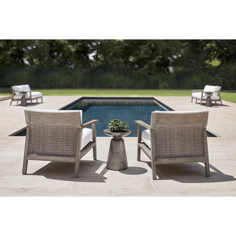Catalan Round 15" Gray Metal Industrial Side Table