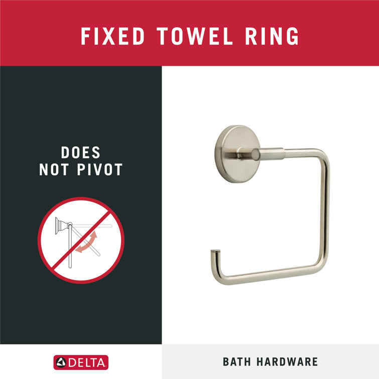 Stainless Steel Modern Wall Mounted Towel Ring