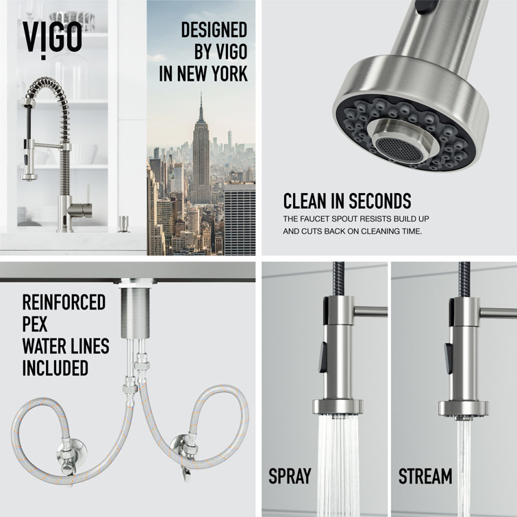 Stainless Steel Touchless Pull-Down Kitchen Faucet with Spray