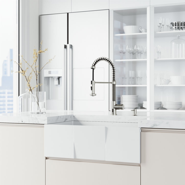 Stainless Steel Touchless Pull-Down Kitchen Faucet with Spray