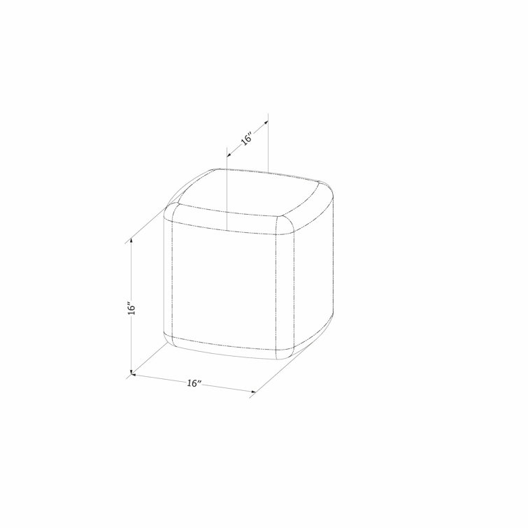 Dalya 16'' Dark Gray Polyethylene Outdoor Side Table