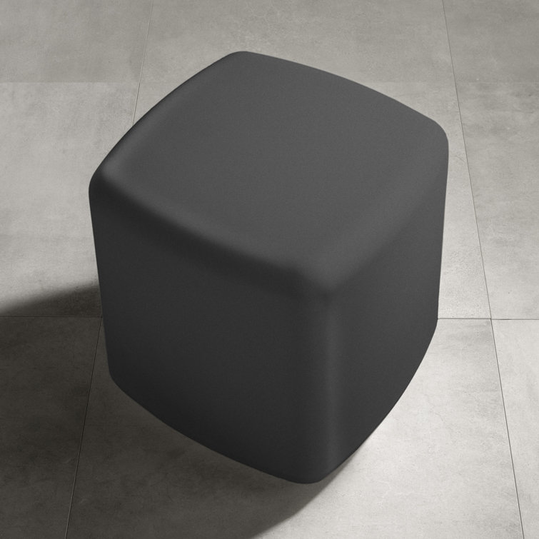 Dalya 16'' Dark Gray Polyethylene Outdoor Side Table