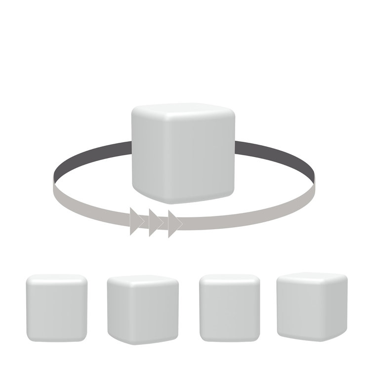 Dalya 16'' White Polyethylene Resin Outdoor Side Table