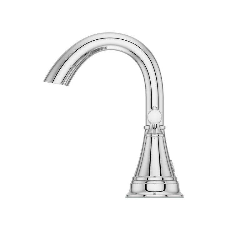 Polished Chrome Double Handle Centerset Bathroom Faucet
