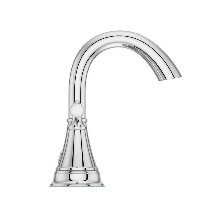 Polished Chrome Double Handle Centerset Bathroom Faucet