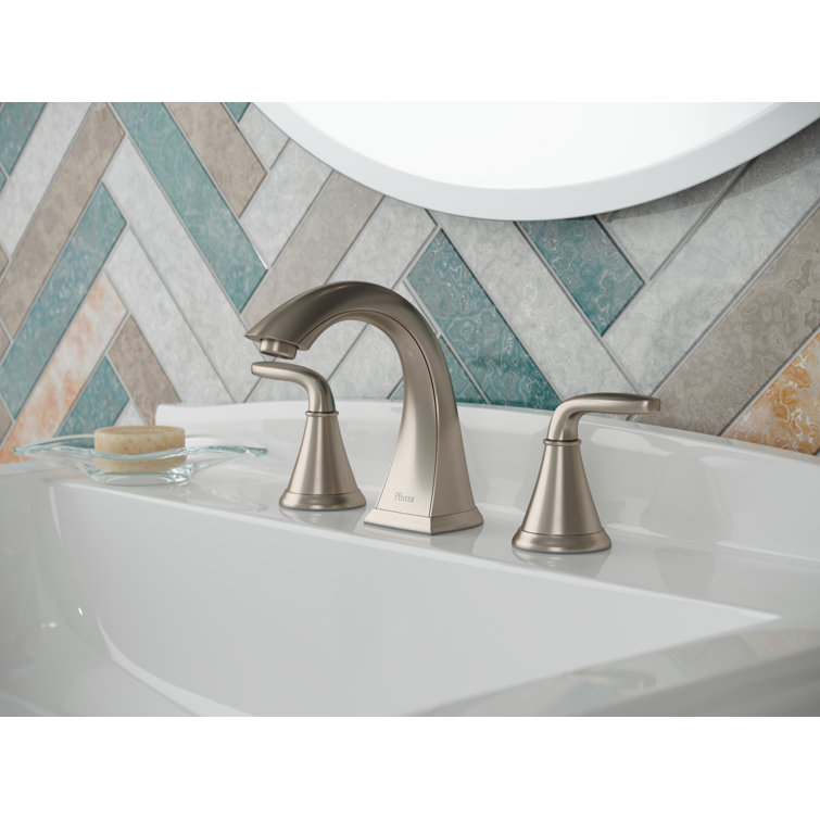 Pasadena Brushed Nickel 2-Handle Low-Arc Bathroom Faucet