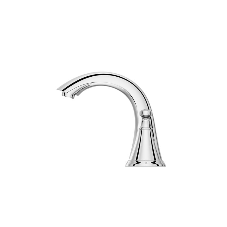 Polished Chrome 8-Inch Widespread Double Handle Bathroom Faucet