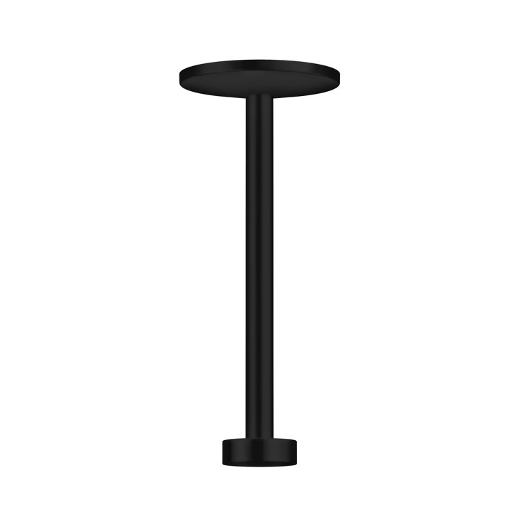 Matte Black Modern Ceiling Shower Arm