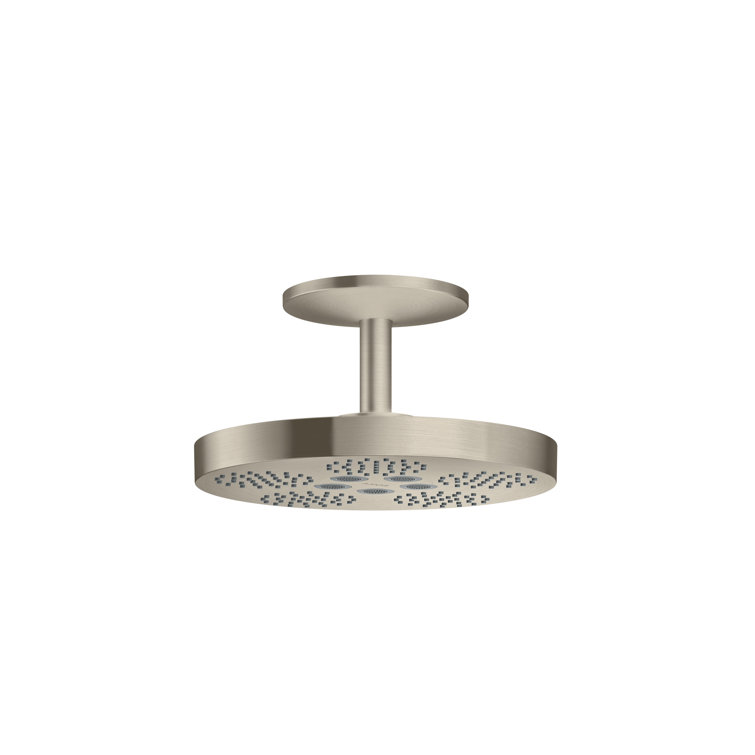 Brushed Nickel Modern Ceiling Mounted Rain Shower Head