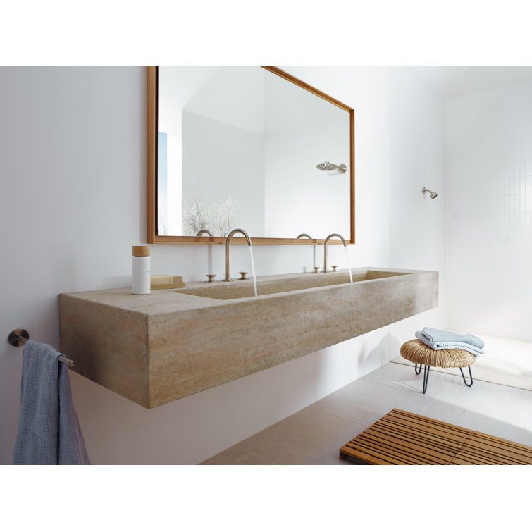 Brushed Nickel Modern Wall Mounted Rain Showerhead