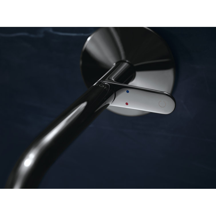 Chrome Wall Mounted Single Handle Solid Brass Bathroom Faucet