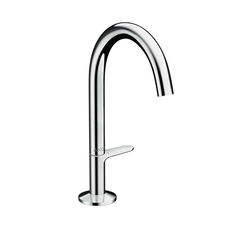Chrome Solid Brass Single Hole Bathroom Faucet