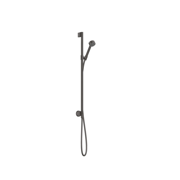 Brushed Black Chrome Adjustable Handheld Rain Shower