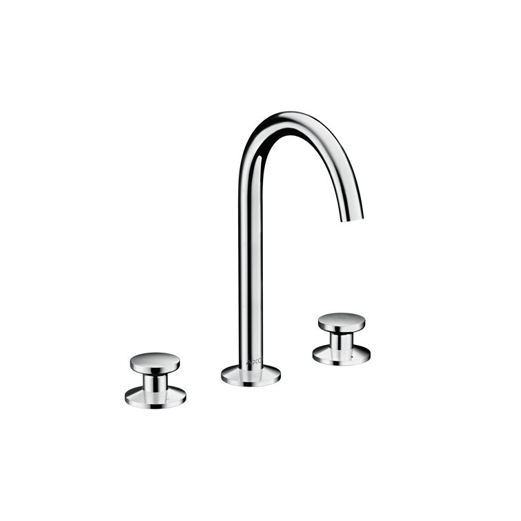 Chrome Brass Transitional Widespread Bathroom Faucet