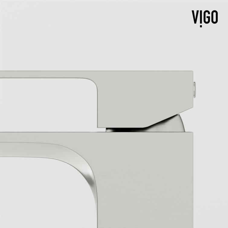 Dunn Brushed Nickel Tall Vessel Bathroom Faucet