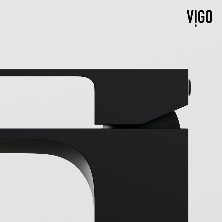 Matte Black Tall Single Handle Vessel Sink Faucet