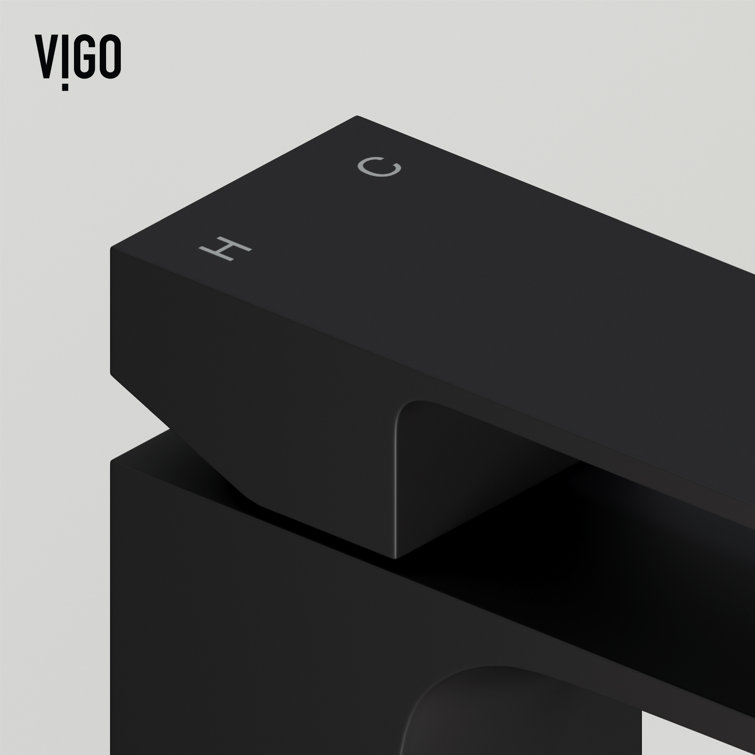 Matte Black Tall Single Handle Vessel Sink Faucet