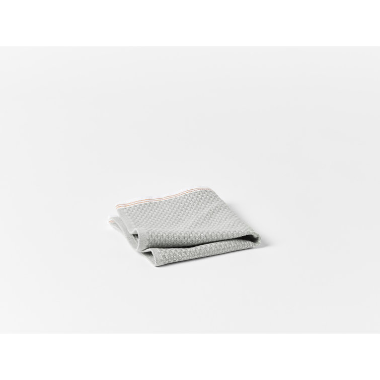 Shadow Turkish Organic Cotton Washcloth with Dobby Border