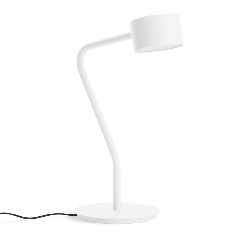 White Adjustable Metal Touch Table Lamp