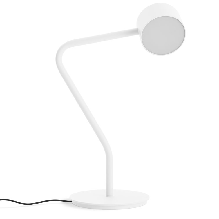 White Adjustable Metal Touch Table Lamp